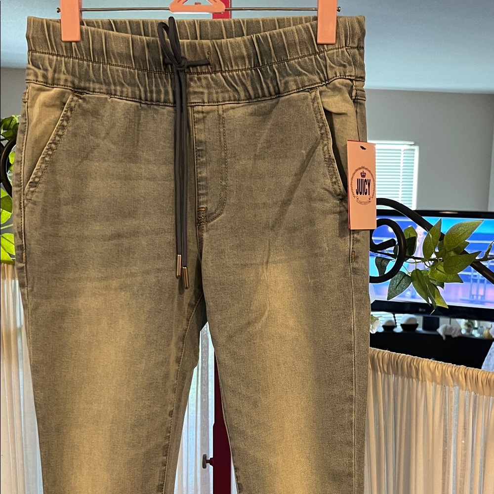Juicy Couture Blue Denim Skinny Jogger Jeans
